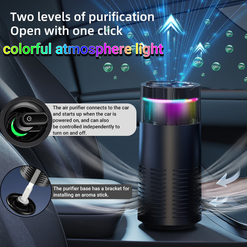 Odor Eliminator Car - منقي هواء صغير مع أعواد عطرية،