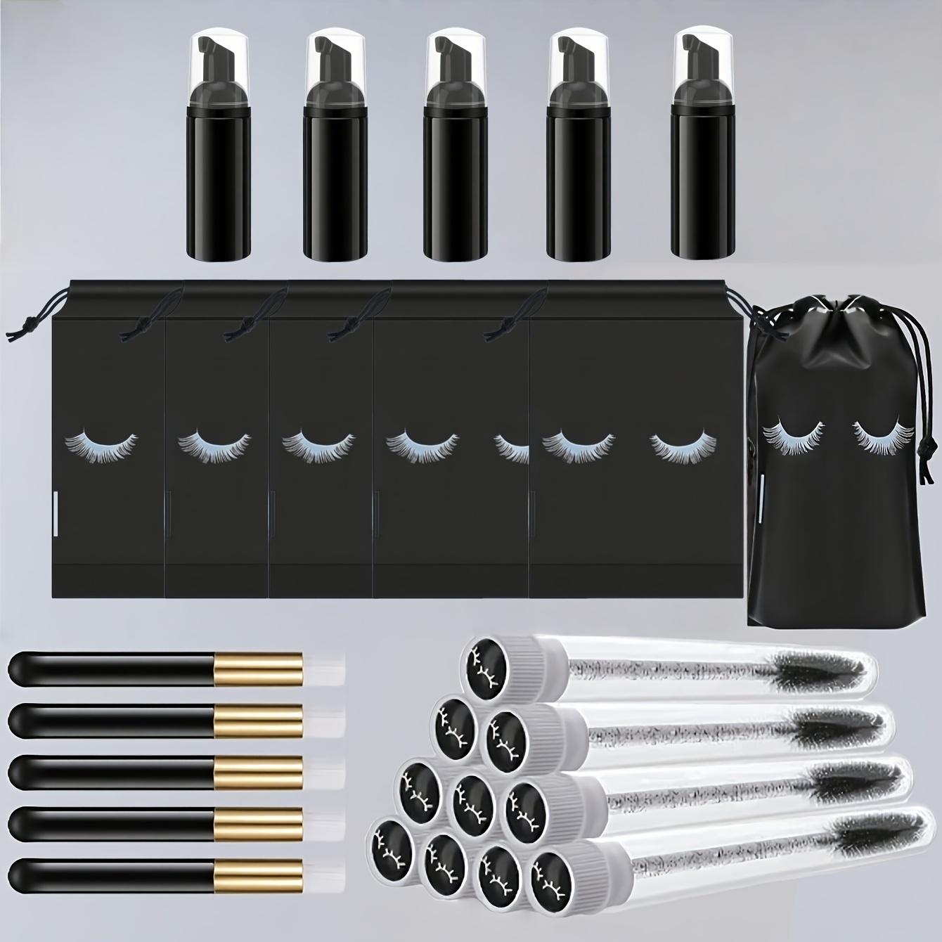 Detailing Brush Set - مجموعة العناية بالرموش مكونة من 20