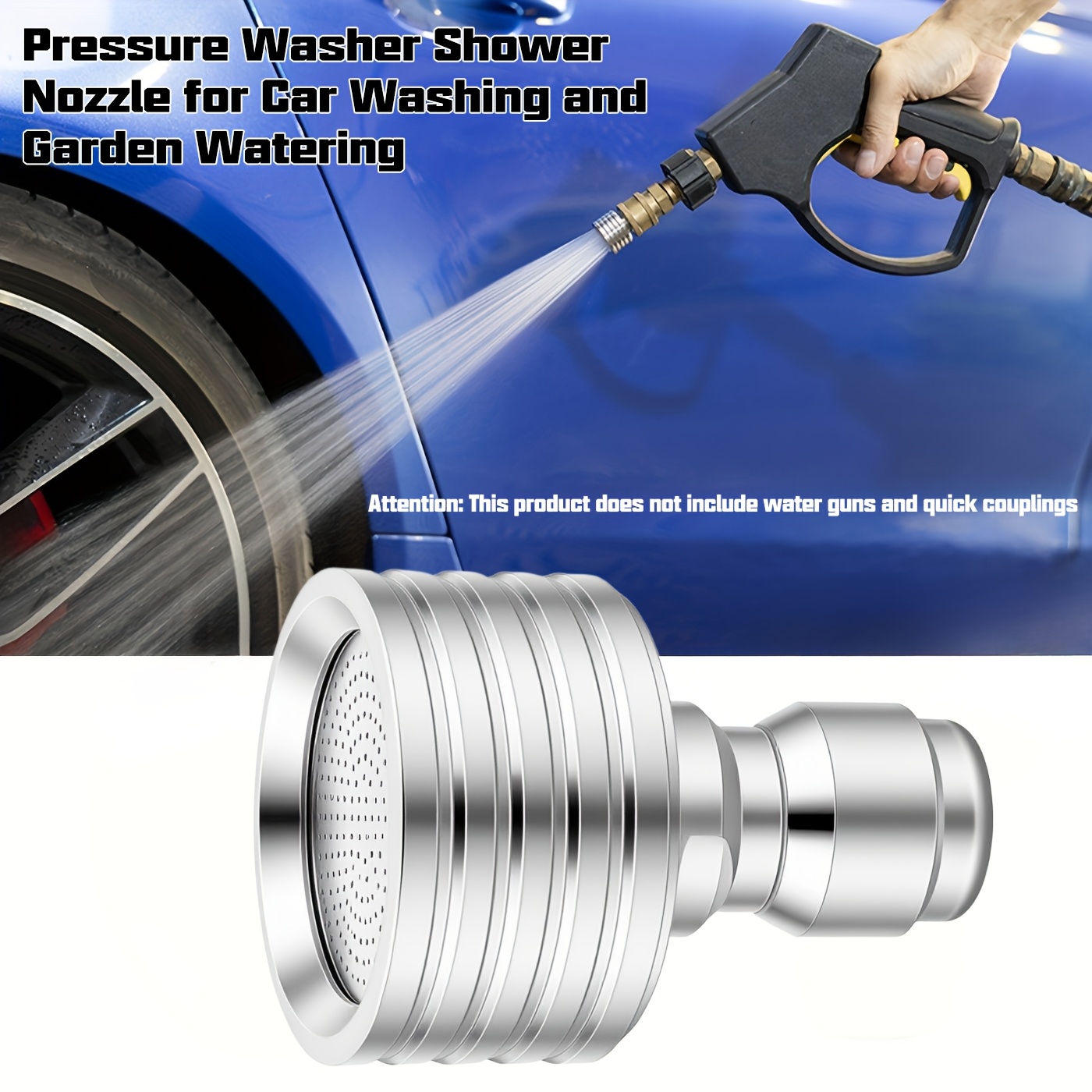 Car Shampoo Ph - فوهة غسيل بضغط عالٍ من الفولاذ