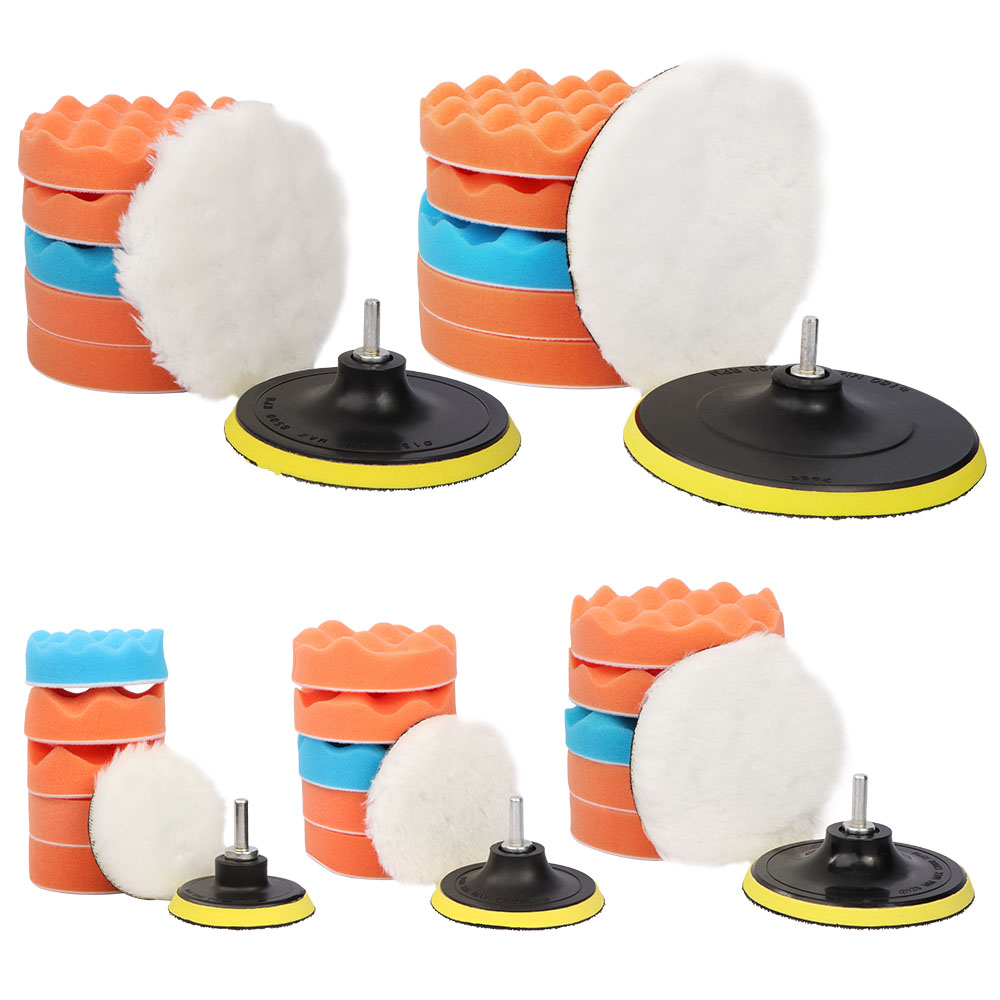 Polish Pad Set Buffer - مجموعة أدوات تلميع السيارات السيارات ،