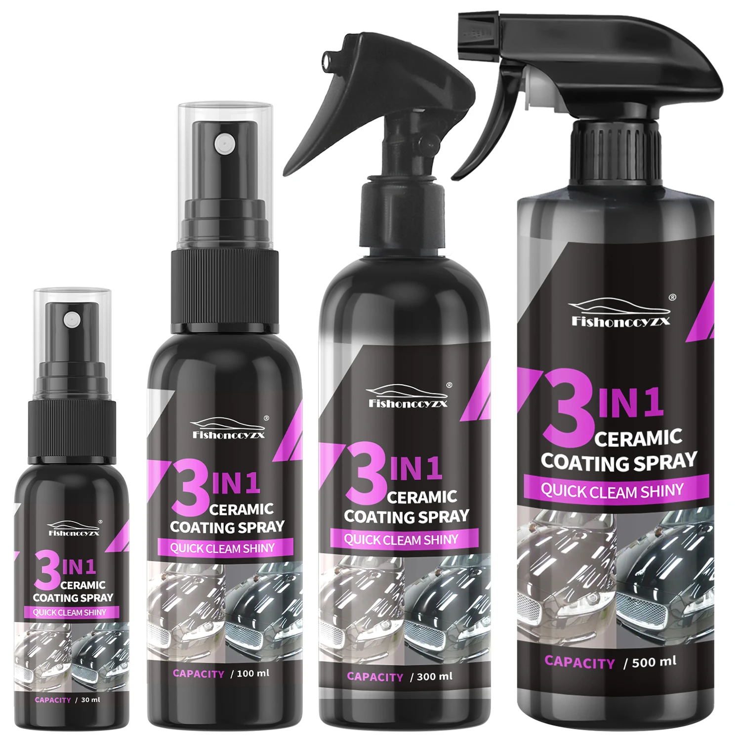 Car Wax Ceramic Coating - 3 في 1 سيارة السيراميك السائل
