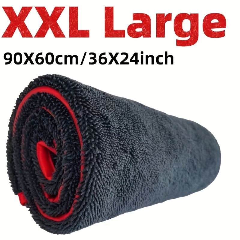 Microfiber Towel Detailing - منشفة سيارة فائقة الامتصاص XXL منشفة
