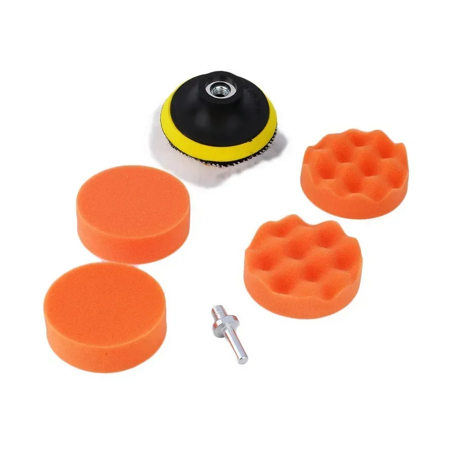 Polish Pad Set Buffer - 1 مجموعة/7 قطعة 3 بوصة تلميع