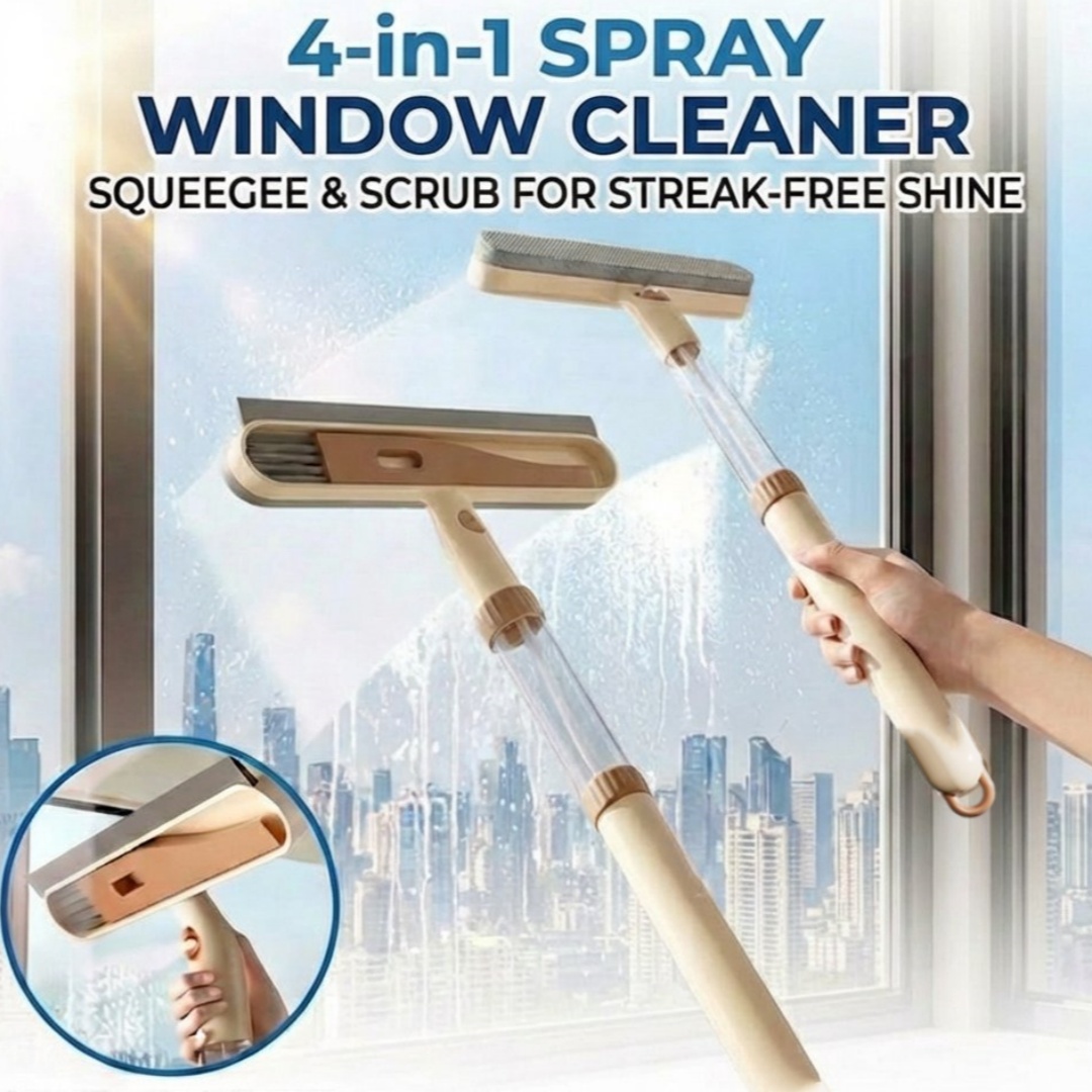Glass Cleaner Streak - منظف زجاج النوافذ 4 في 1