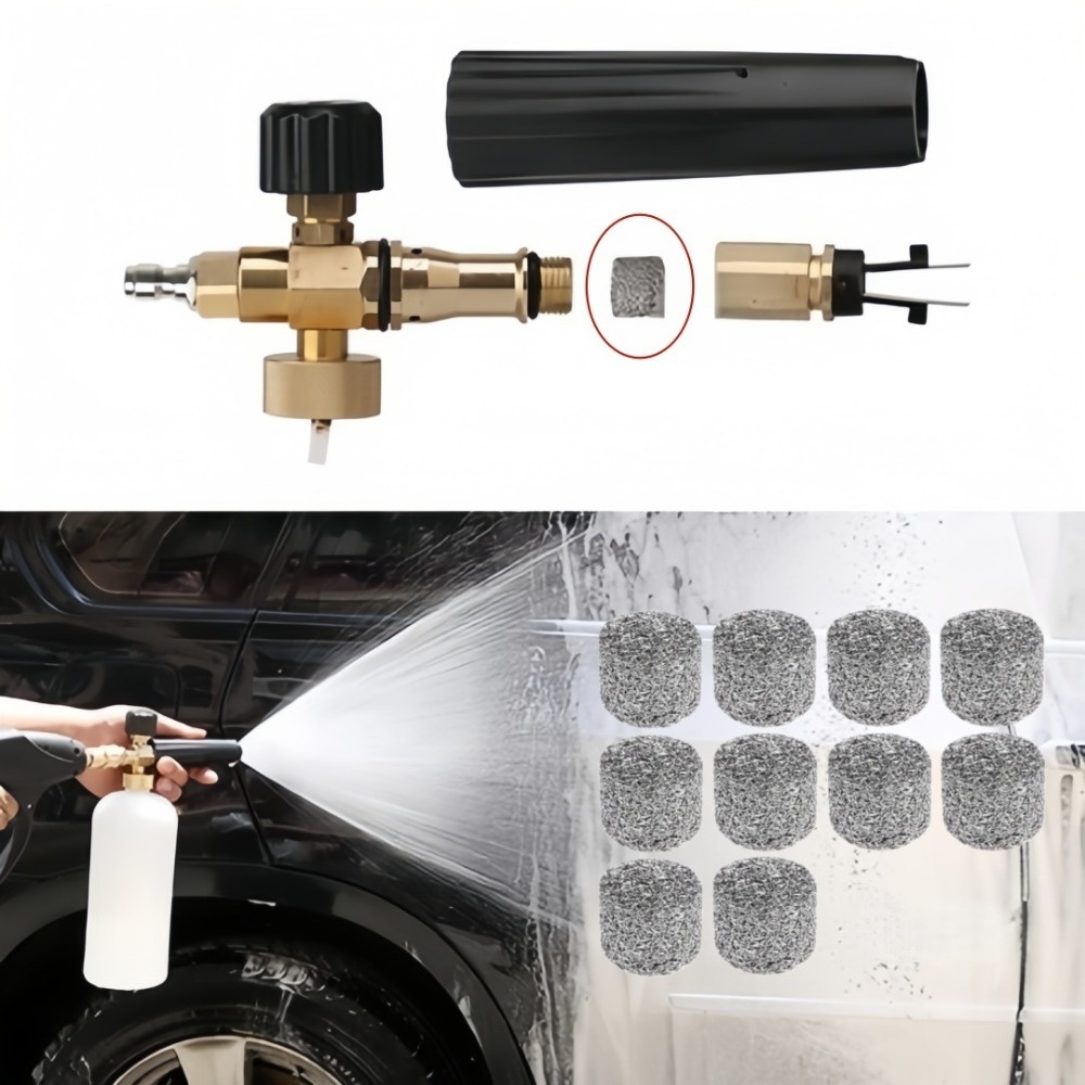 Foam Cannon Car Wash - 6 قطع فلتر شبكي من الستانلس