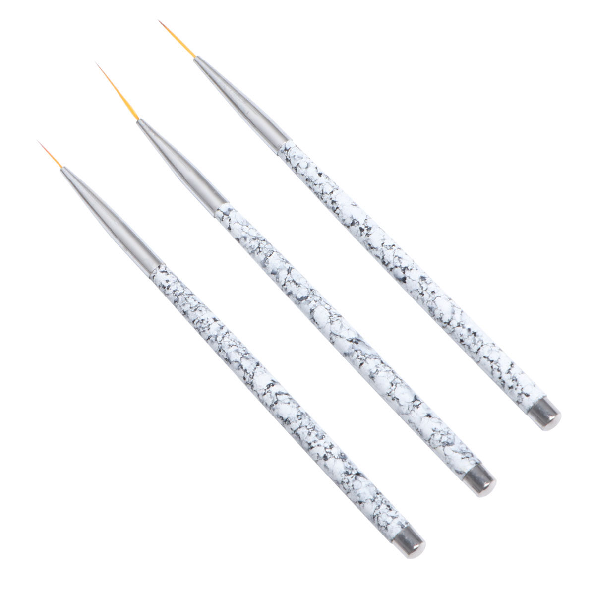 Detailing Brush Set - مجموعة من 3 فرش لرسم الأظافر