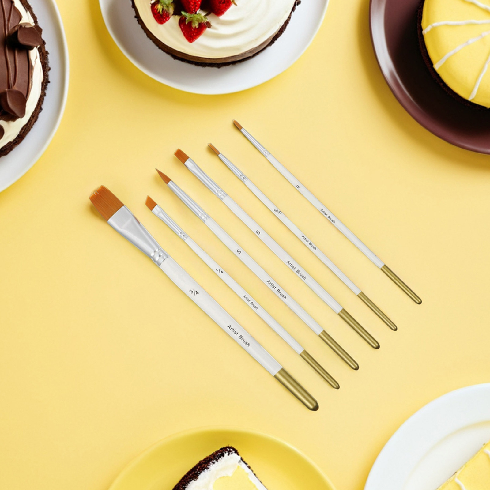 Detailing Brush Set - مجموعة من 12 فرشاة لتزيين الكيك