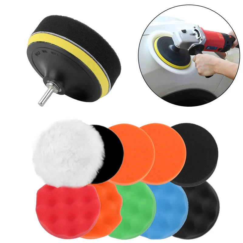 طقم 12 قطعة من وسادات تلميع ال - مراجعة Polish Pad Set Buffer وسعره