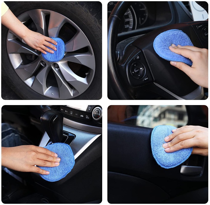 10 قطع من إسفنجات تلميع السيار - مراجعة Wax Applicator Pad وسعره