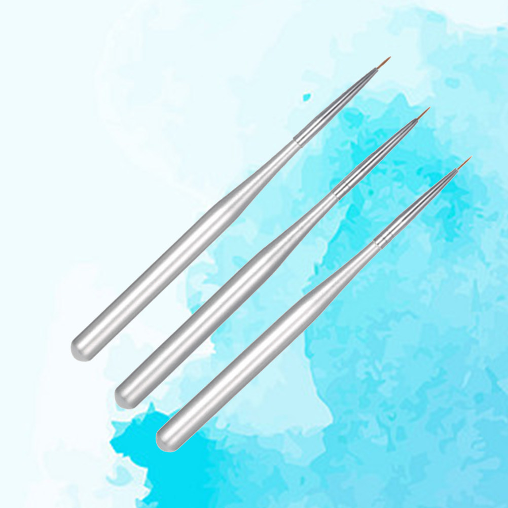 مجموعة أقلام رسم الأظافر 3 قطع - مراجعة Detailing Brush Set وسعره