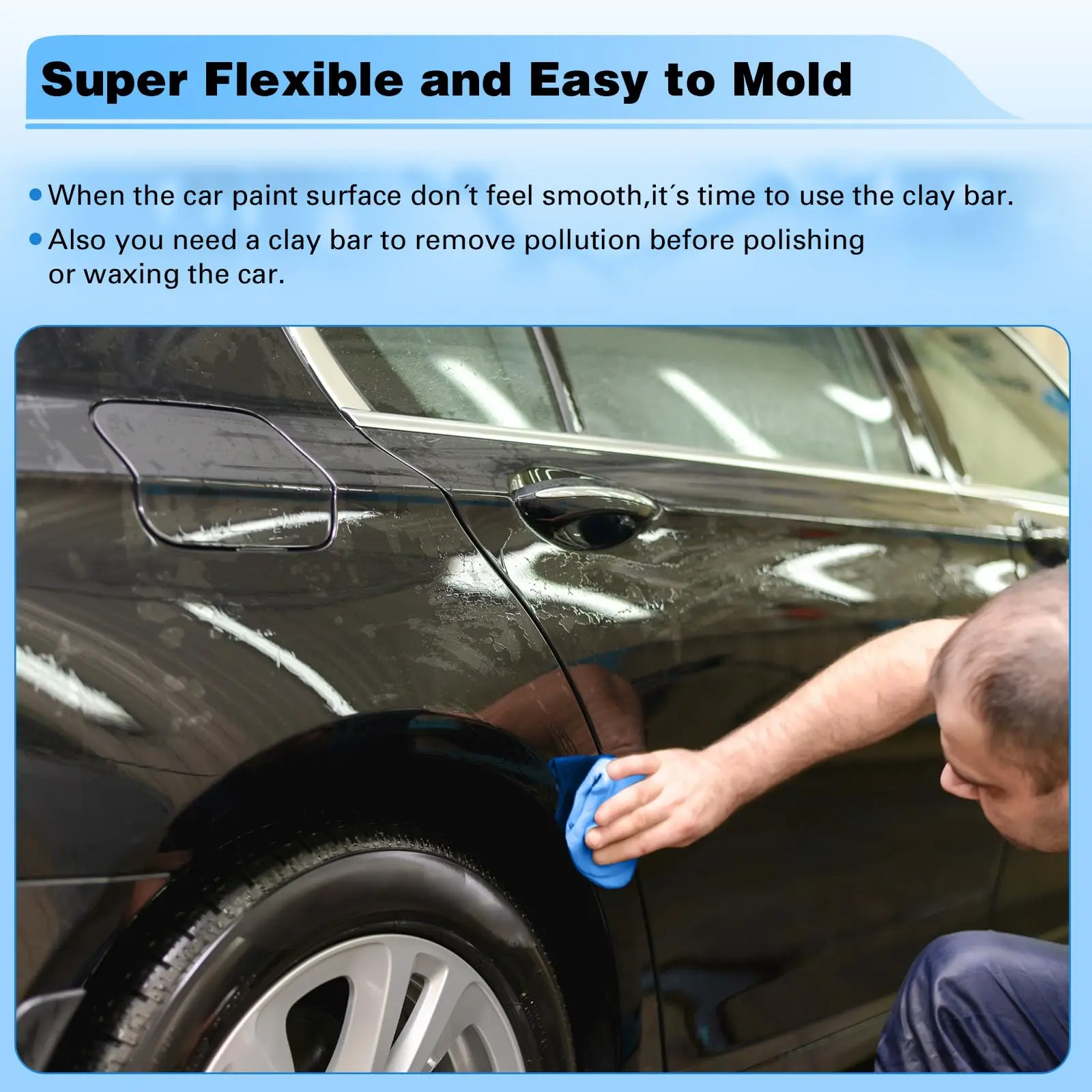1-10 قطعة سيارة تنظيف الطين با - مراجعة Clay Bar Lubricant وسعره