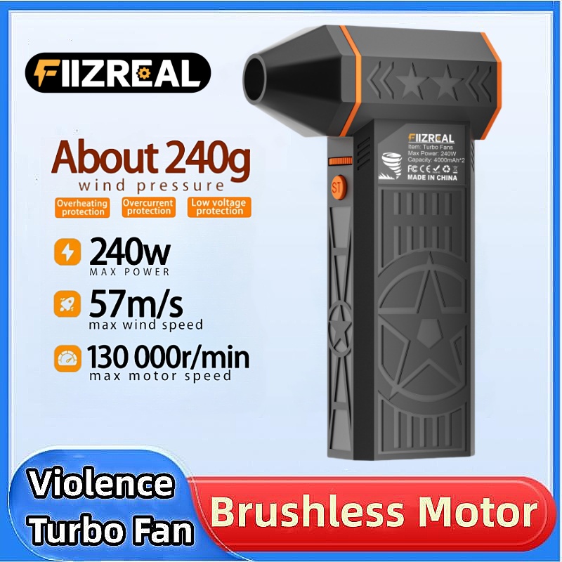 مروحة توربينية بدون فرشاة Fiiz - مراجعة Dryer Car Blower وسعره