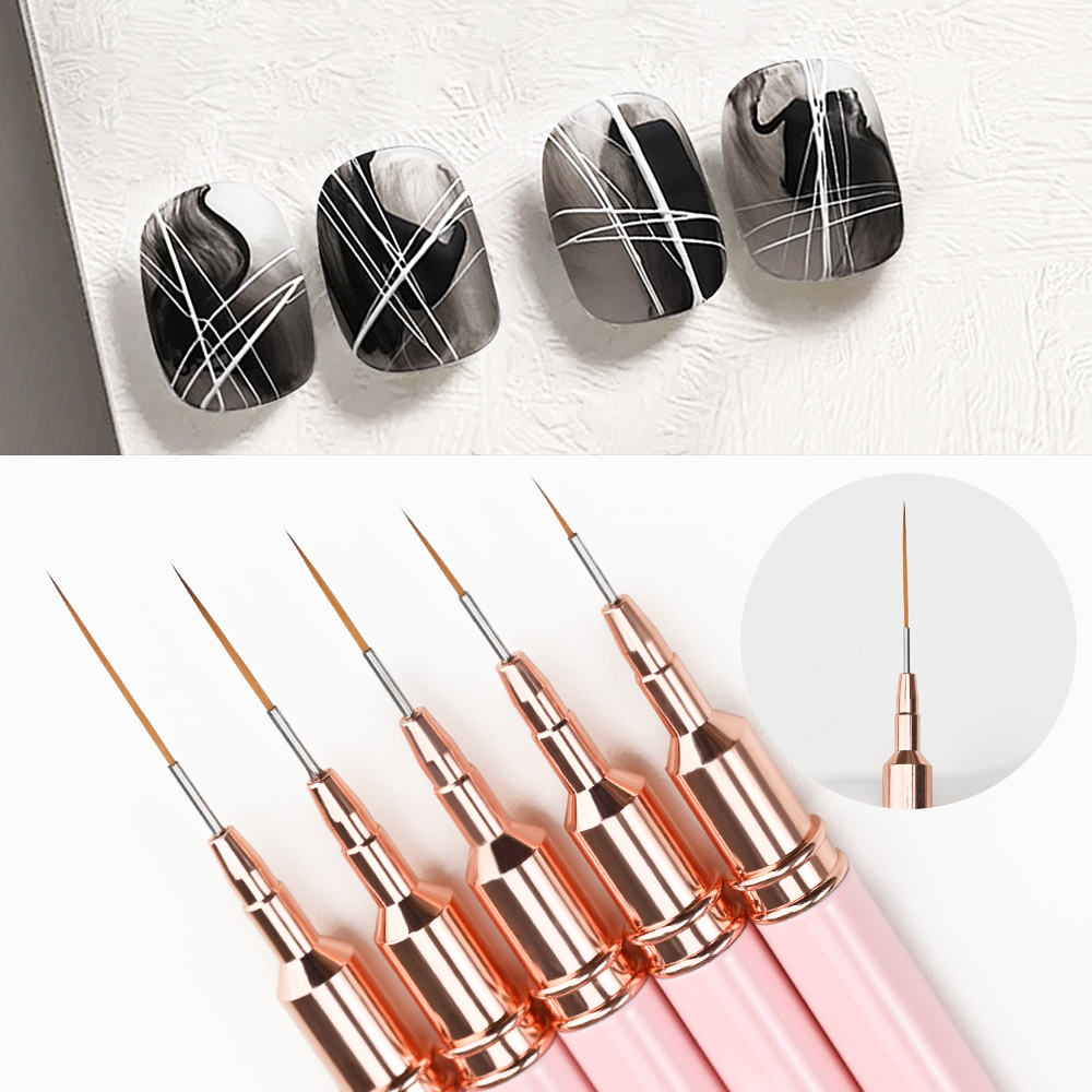 مجموعة من 5 فرش رسم الأظافر بم - مراجعة Detailing Brush Set وسعره