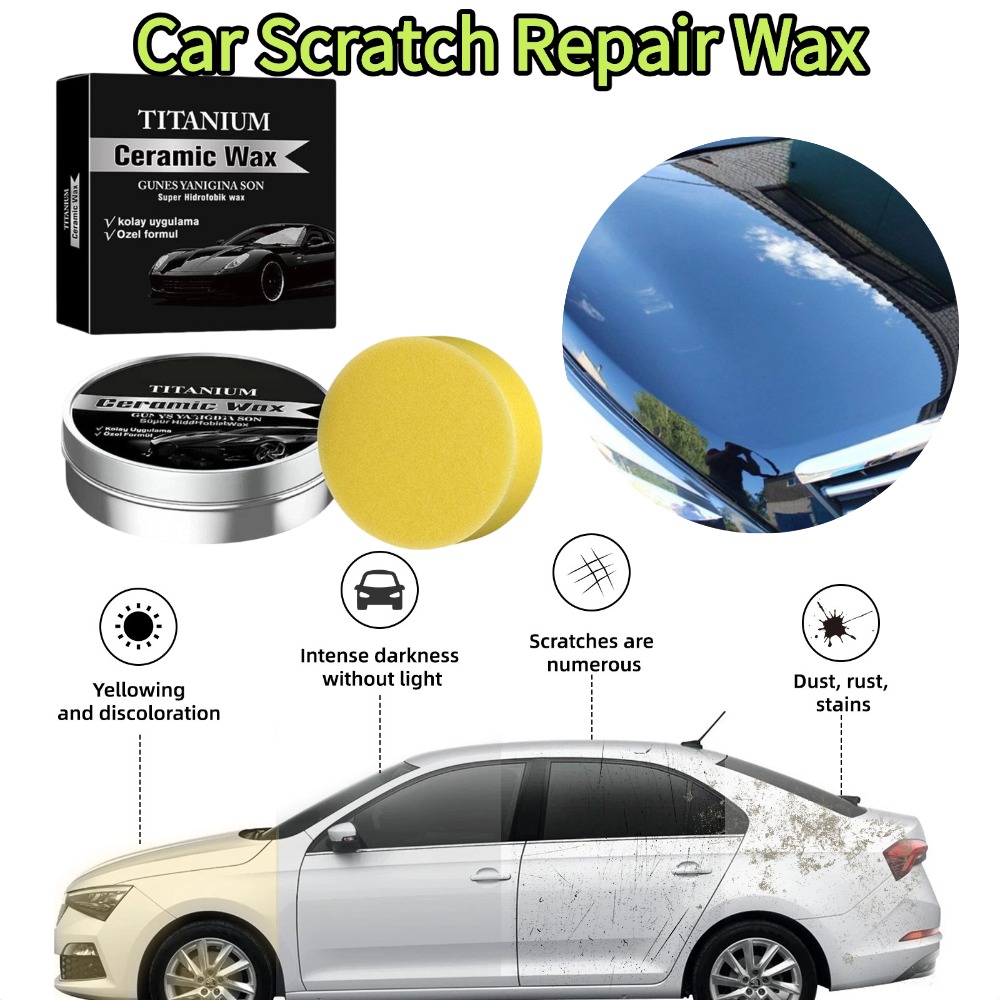 كريم شمع سيراميك التيتانيوم 10 - مراجعة Car Wax Ceramic Coating وسعره