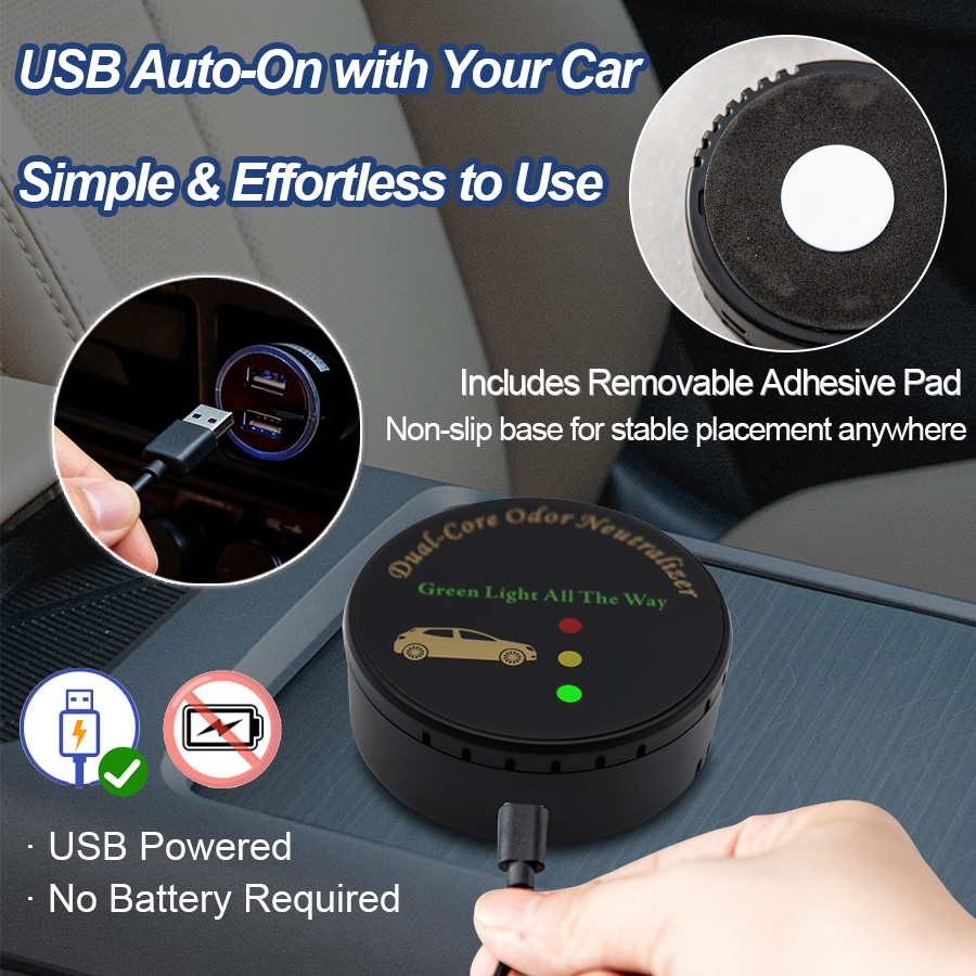 منقي هواء للسيارة، بدون فلتر،  - مراجعة Odor Eliminator Car وسعره