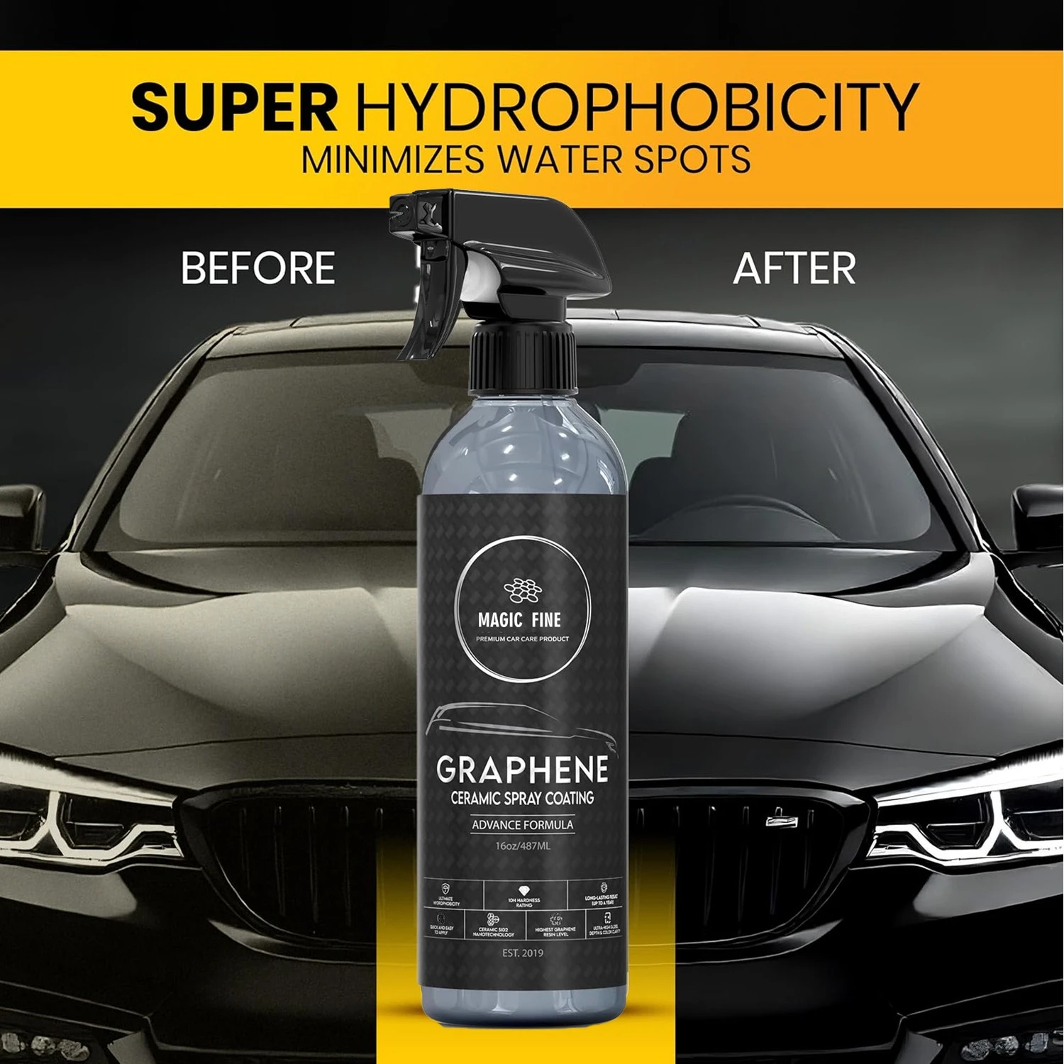 طلاء سيراميك بالجرافين سريع وس - مراجعة Car Wax Ceramic Coating وسعره