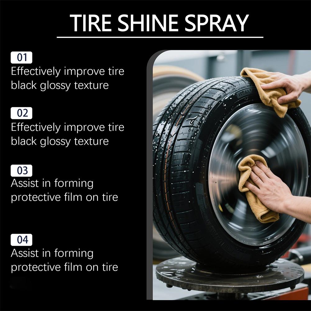 بخاخ طلاء إطارات السيارة لتلمي - مراجعة Tire Shine Spray Sealant وسعره