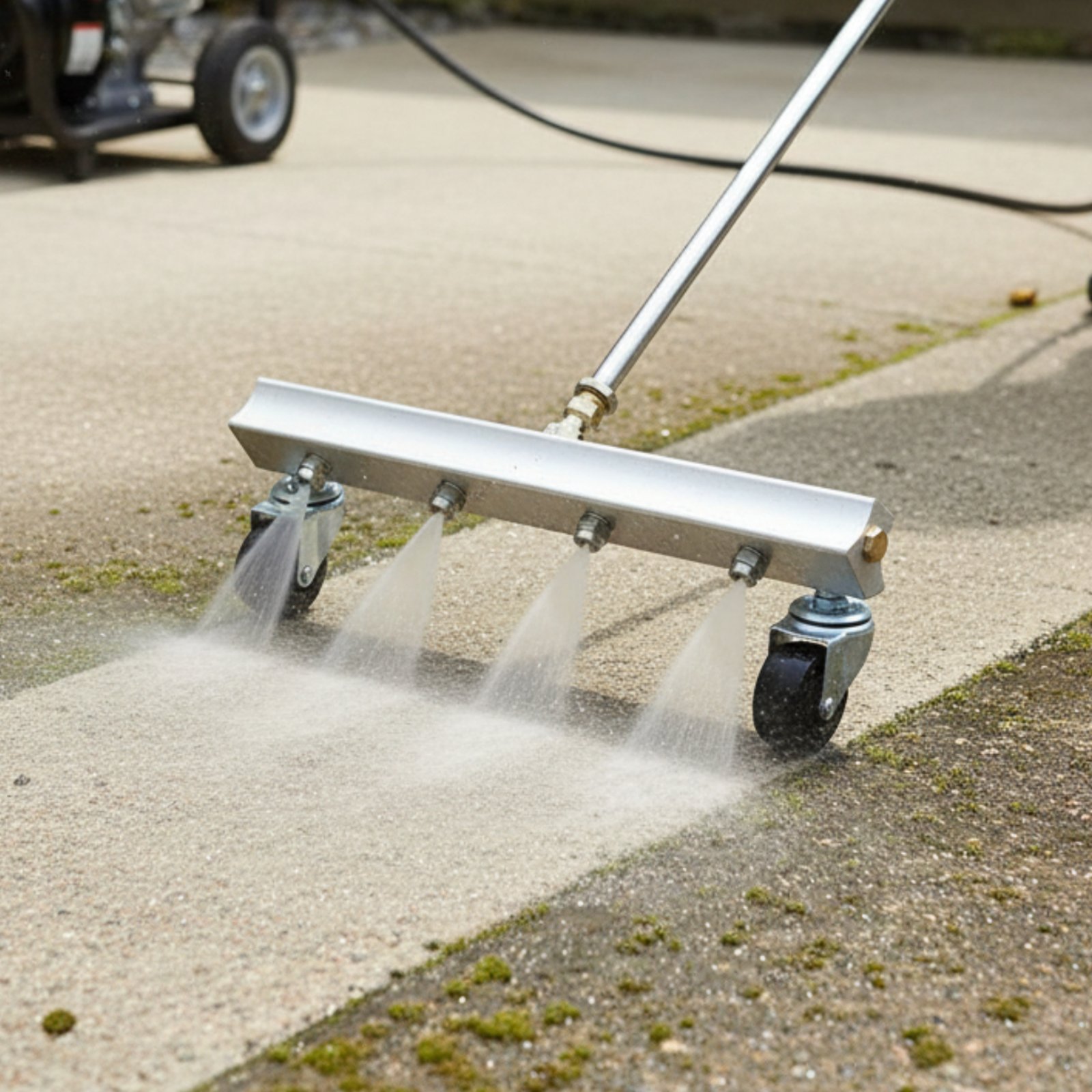 منظف أسفل السيارة بعجلات دوارة - مراجعة Wheel Cleaner Alloy وسعره