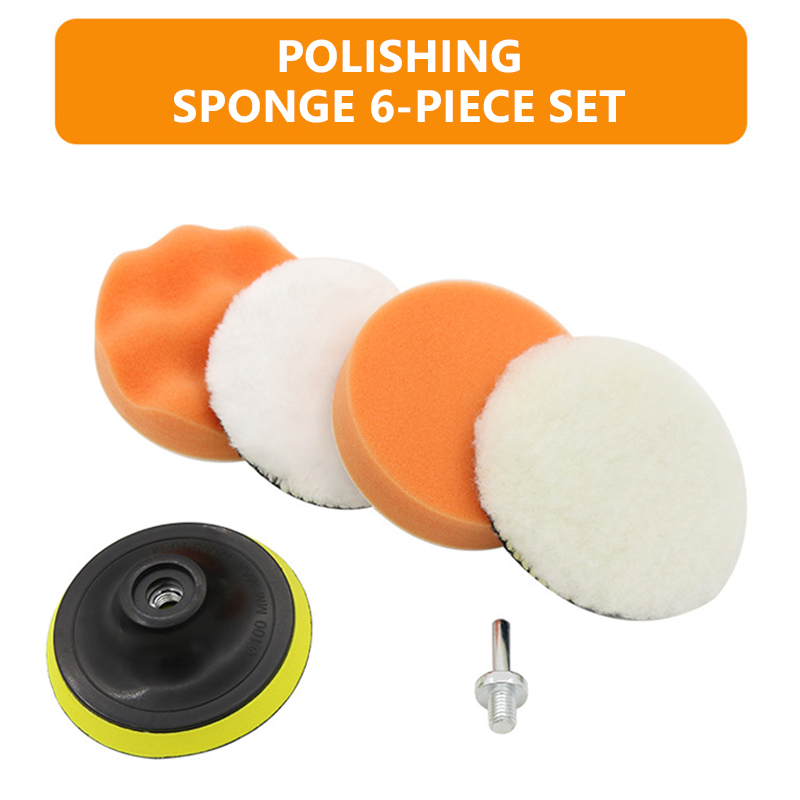 طقم من 6 قطع من إسفنجات تلميع  - مراجعة Polish Pad Set Buffer وسعره