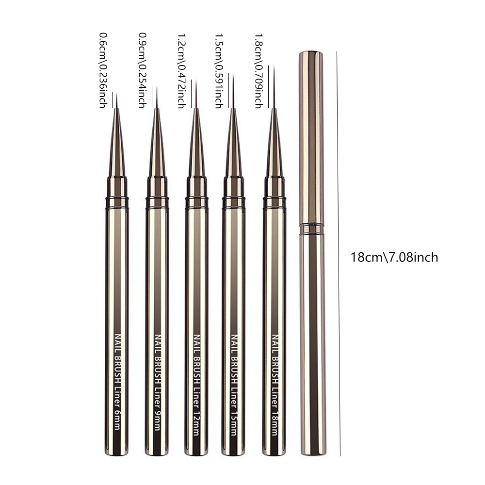 مجموعة فرش أظافر احترافية من 5 - مراجعة Detailing Brush Set وسعره