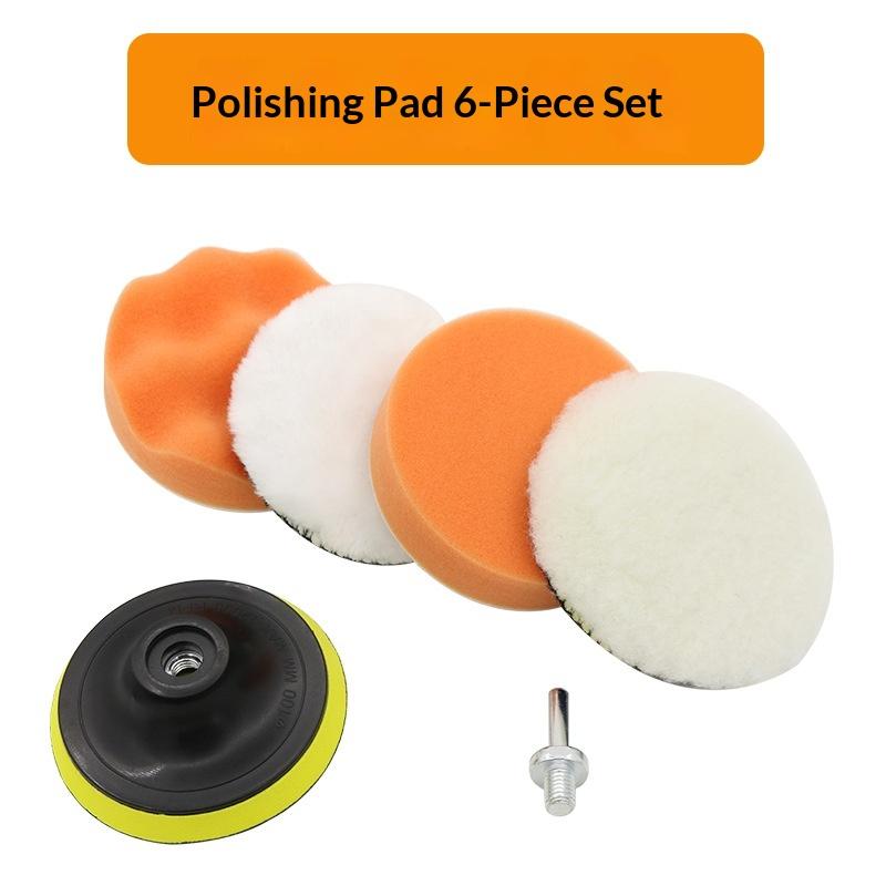 6 قطعة وسادة رغوة عازلة عدة آل - مراجعة Polish Pad Set Buffer وسعره