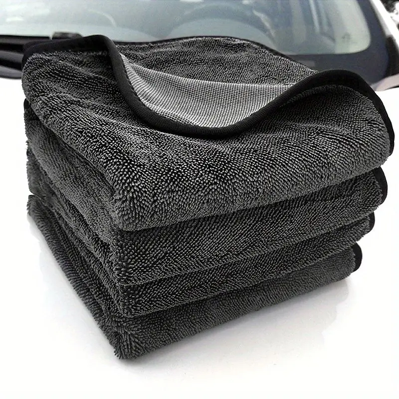 1/5 قطعة منشفة سيارة شديدة الت - مراجعة Microfiber Towel Detailing وسعره
