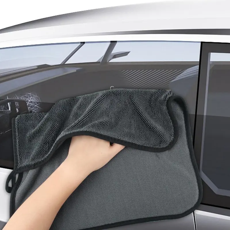 1/5 قطعة منشفة سيارة شديدة الت - مراجعة Microfiber Towel Detailing وسعره