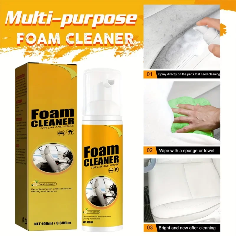 لوازم منظف الرغوة متعددة الوظا - مراجعة Leather Cleaner Interior وسعره