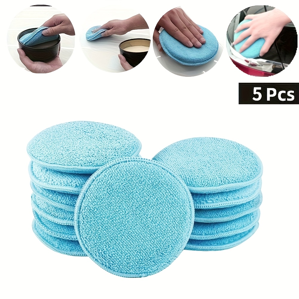 5 قطع من وسادات التلميع فائقة  - مراجعة Wax Applicator Pad وسعره