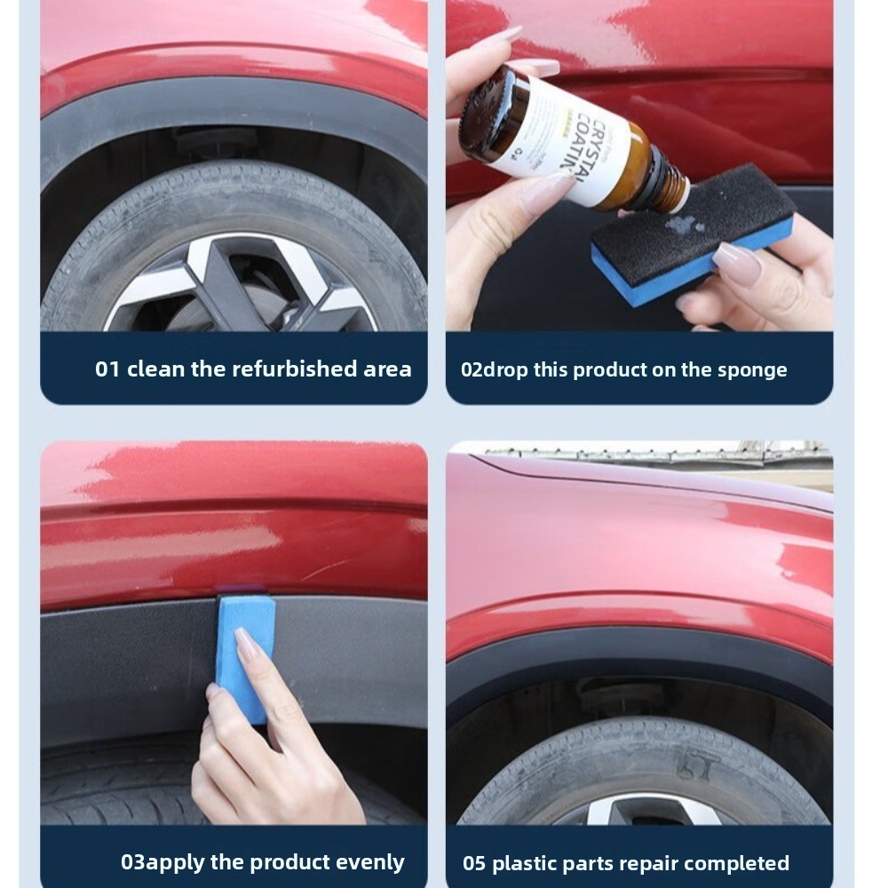 جديد دائم طلاء كريستال تجديد ط - مراجعة Trim Restorer Plastic وسعره