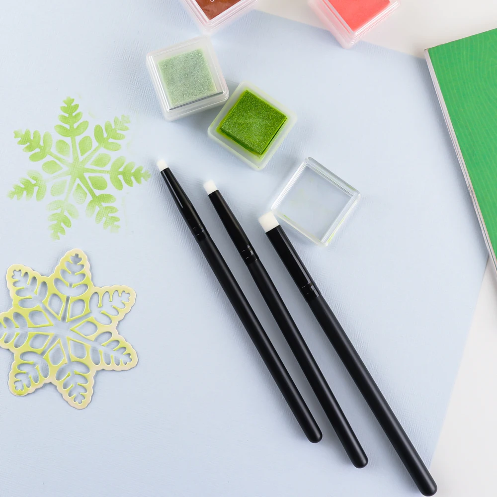 مجموعة من 3 فرش مسطحة/زاوية لل - مراجعة Detailing Brush Set وسعره