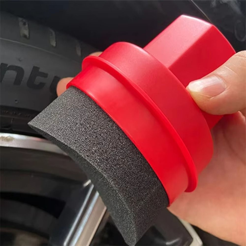 إسفنجة تلميع إطارات منحنية مع  - مراجعة Wax Applicator Pad وسعره