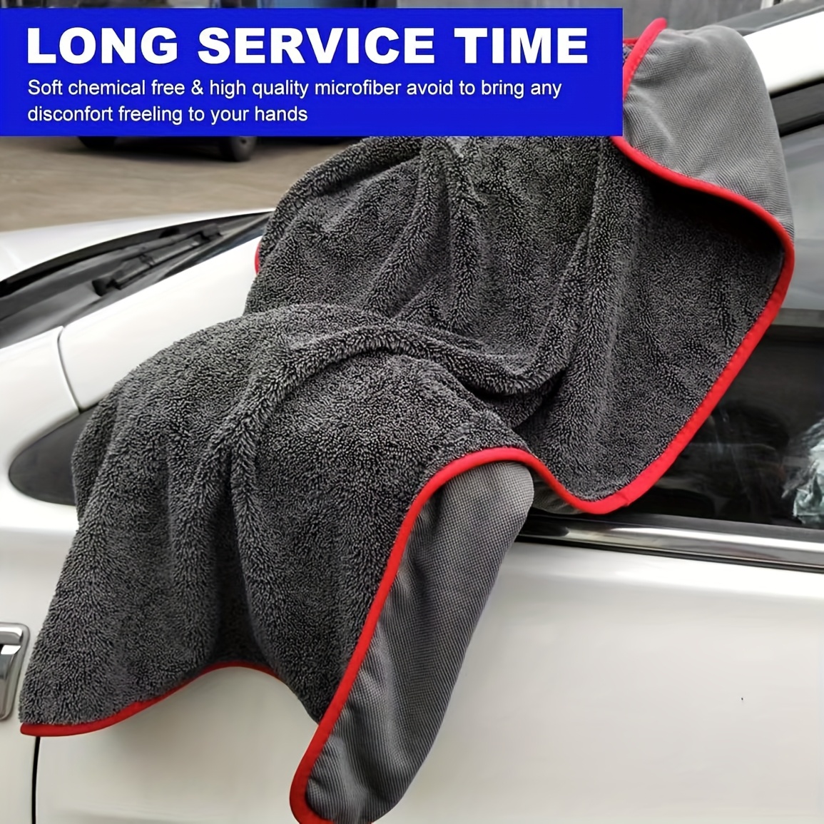 منشفة سيارة فائقة الامتصاص XXL - مراجعة Microfiber Towel Detailing وسعره