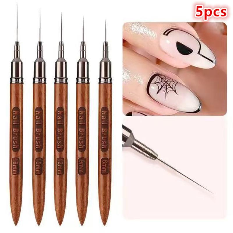 مجموعة من 5 فرش لرسم الأظافر ب - مراجعة Detailing Brush Set وسعره
