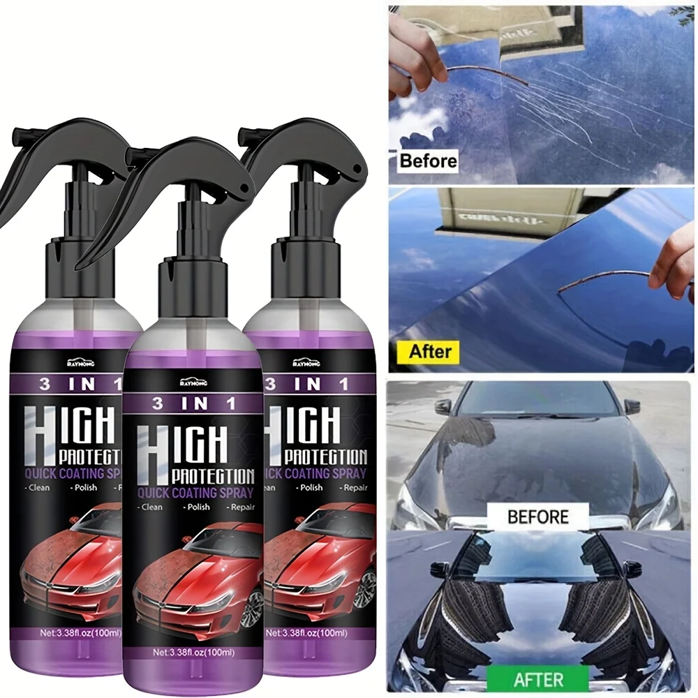 رذاذ طلاء سيراميك للسيارات 3 ف - مراجعة Car Wax Ceramic Coating وسعره