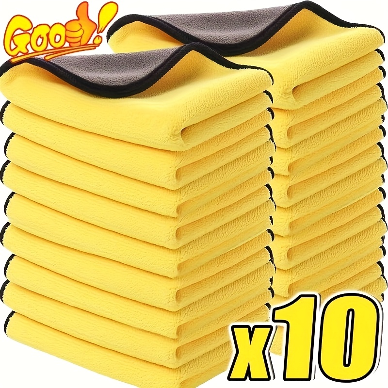3/5/10 قطعة غسيل السيارات منشف - مراجعة Microfiber Towel Detailing وسعره