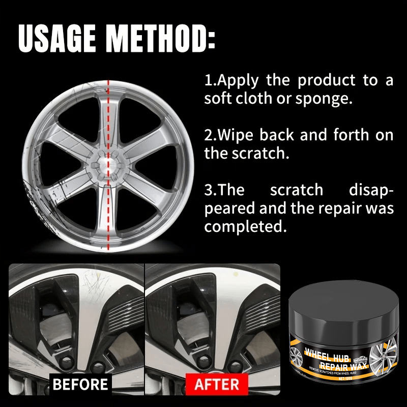 1 قطعة 100 جرام طقم تصليح محور - مراجعة Wheel Cleaner Alloy وسعره