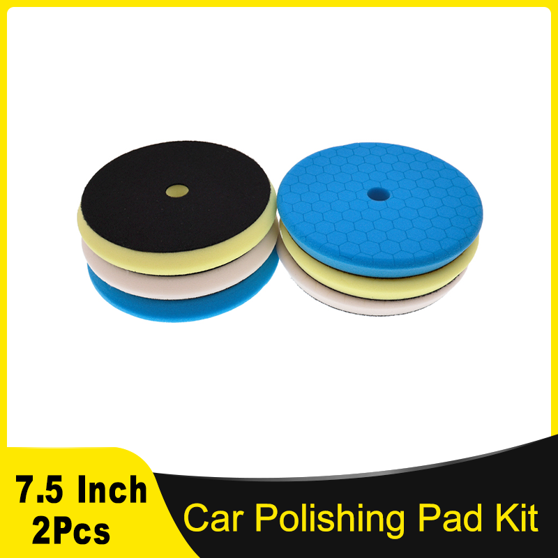 طقم وسادات تلميع للسيارات مقاس - مراجعة Polish Pad Set Buffer وسعره