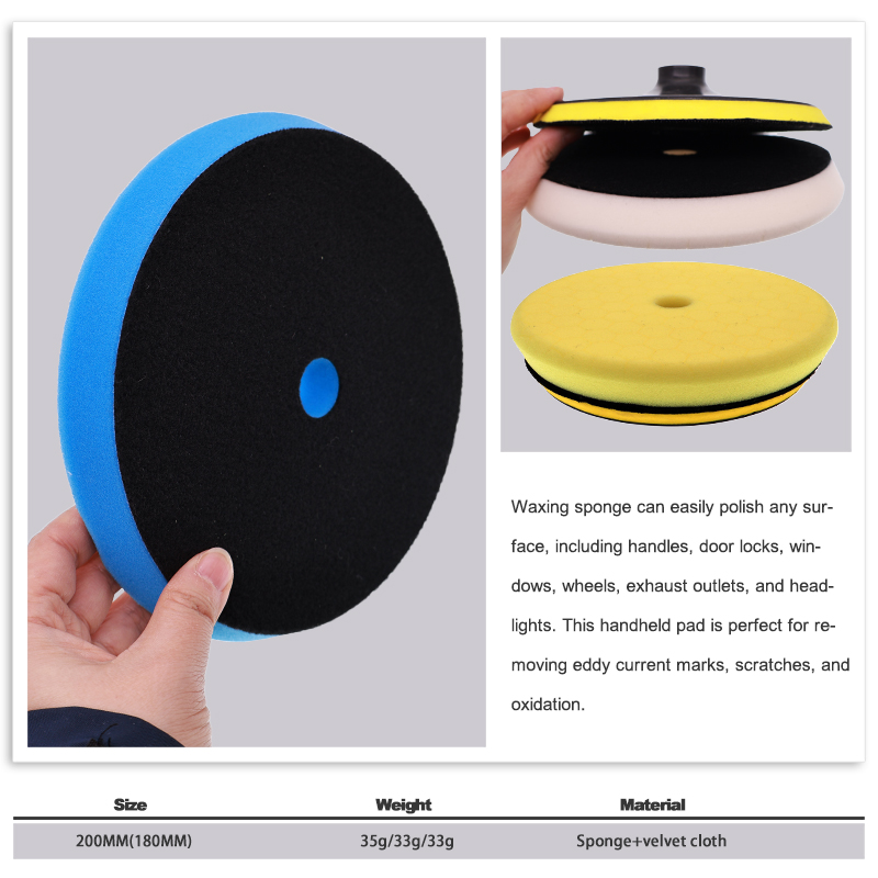 طقم وسادات تلميع للسيارات مقاس - مراجعة Polish Pad Set Buffer وسعره
