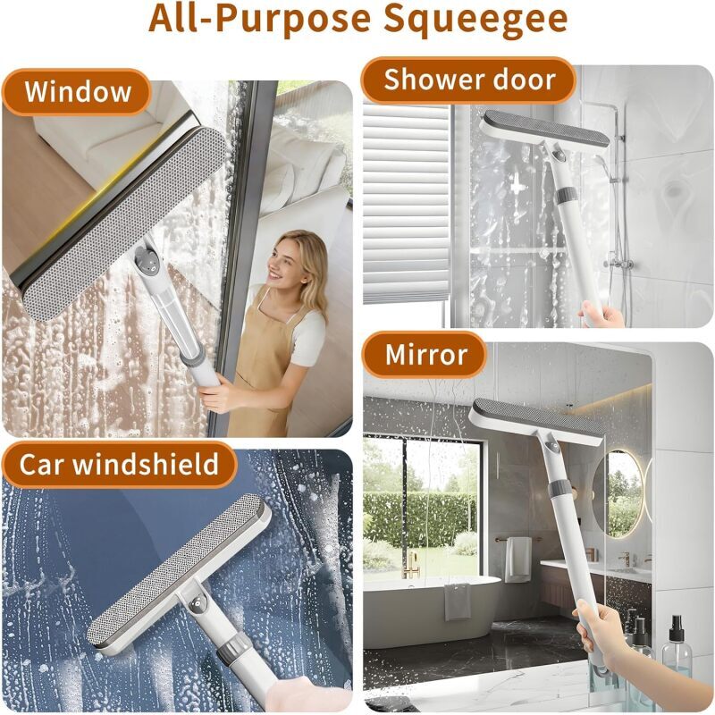 منظف زجاج النوافذ 4 في 1 قابل  - مراجعة Glass Cleaner Streak وسعره